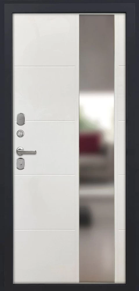 Входная дверь ДвериПРО L-43 ФЛЗ-649 капучино (зеркало) DPRO196794 внутренняя сторона