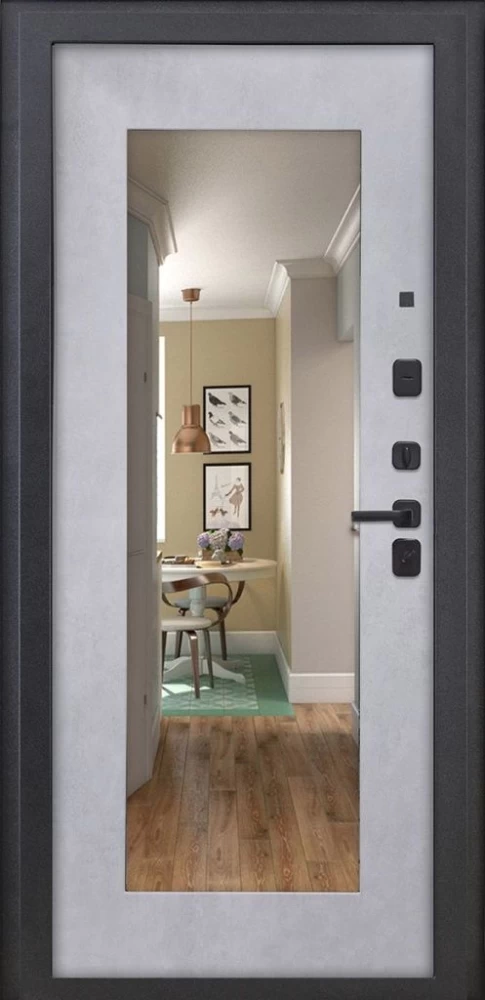 Входная дверь ДвериПРО Elfy ФЛЗ-603 Бетон снежный DPRO196701 внутренняя сторона