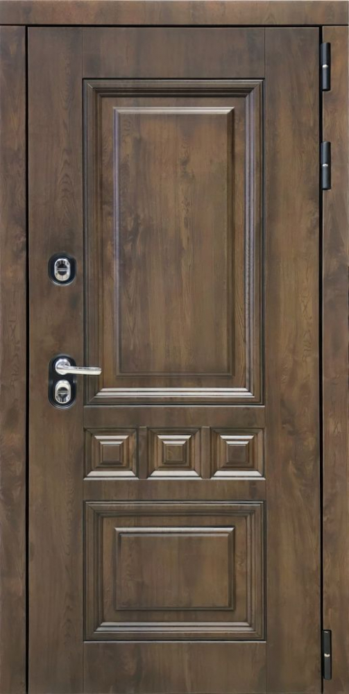 Входная дверь ДвериПРО Аура ФЛ-256 (10мм, бетон пепельный) DPRO197937 внешняя сторона