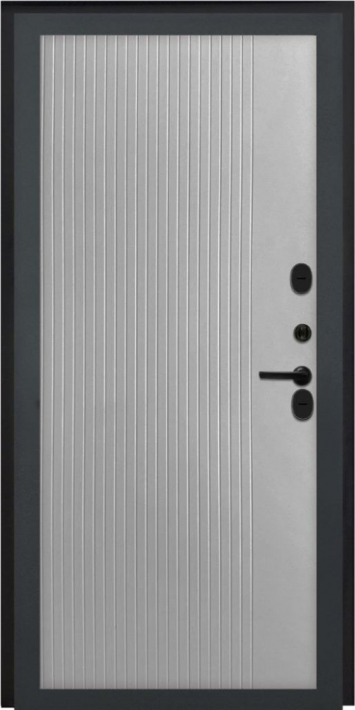 Входная дверь ДвериПРО L-Термо серебро ФЛ-790 Velutto Grigio DPRO198196 внутренняя сторона